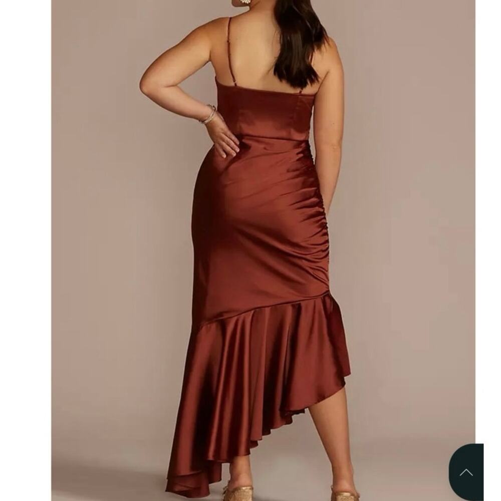 Db studio Asymmetrical Charmeuse Sheath Dress - Picture 3 of 5